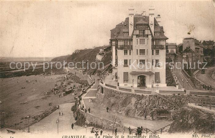 Granville Manche La Plage et le Normandy Hotel