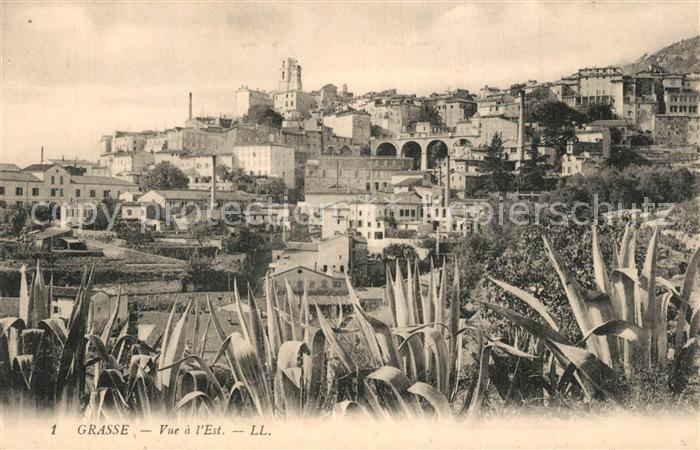 Grasse Alpes Maritimes Vue a l'Est