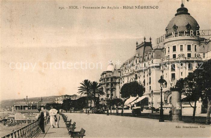 Nice Alpes Maritimes Promenade des Anglais Hotel Negresco