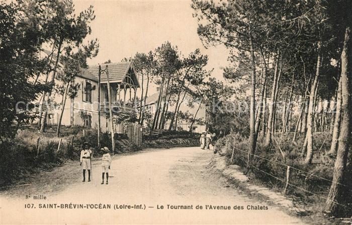Saint-Brevin-l Ocean Loire Atlantique La Tournant de l’Avenue des Chalets