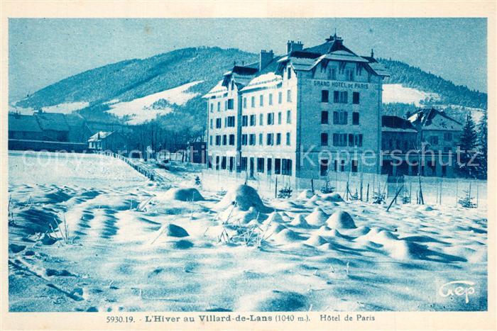 Villard-de-Lans Hotel de Paris l_Hiver