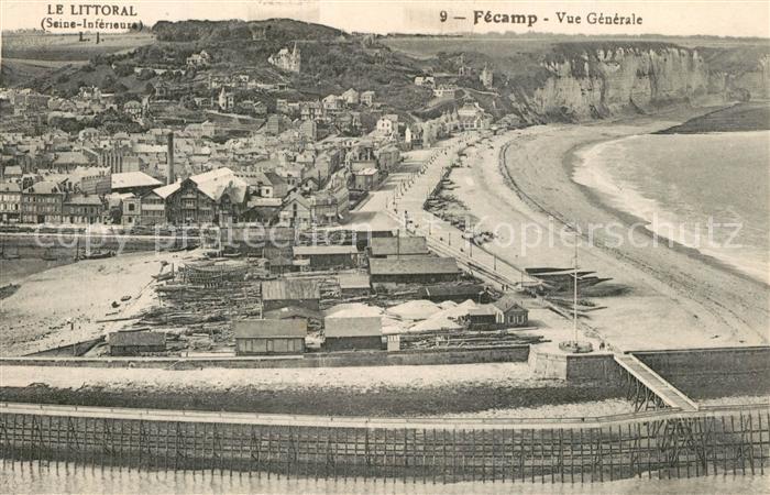 Fecamp Le Littoral Vue generale