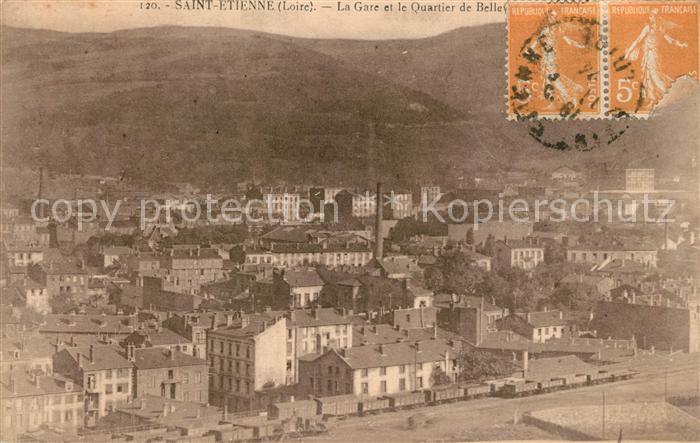Saint-Etienne 42 Loire La Gare et le Quartier de Bellevue