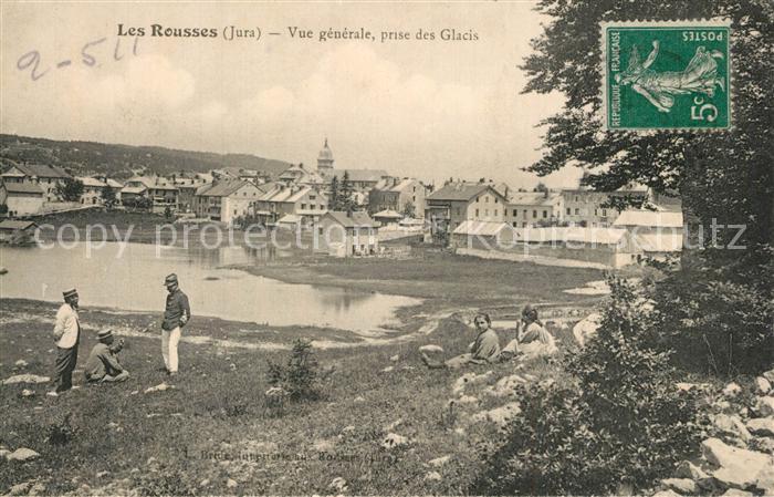 Les Rousses Vue generale prise des Glacis