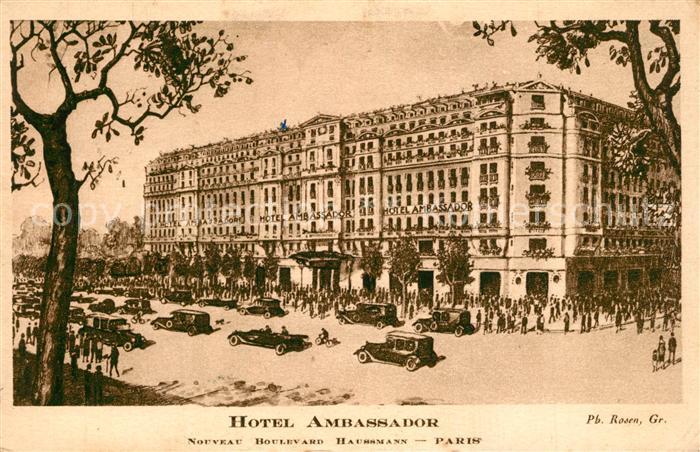 Paris Hotel Ambassador Nouveau Boulevard Haussmann