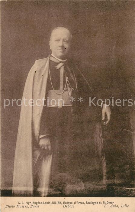 Lille Nord SG Mgr Eugene Louis Julien Portrait