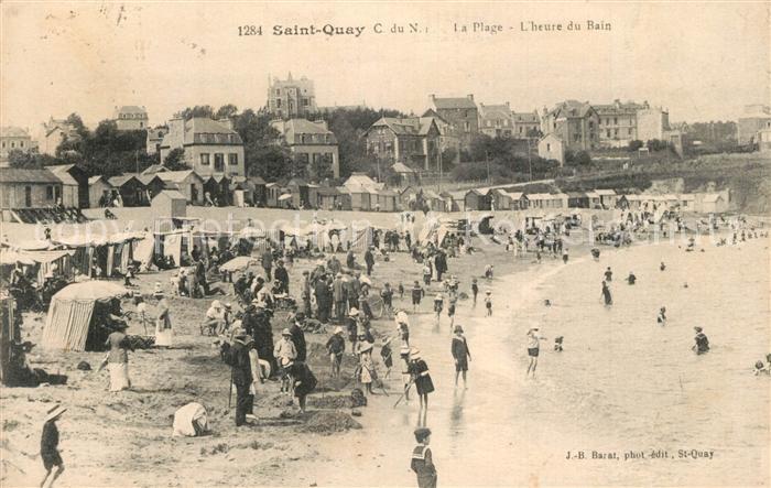 Saint-Quay-Perros La Plage l’heure du Bain