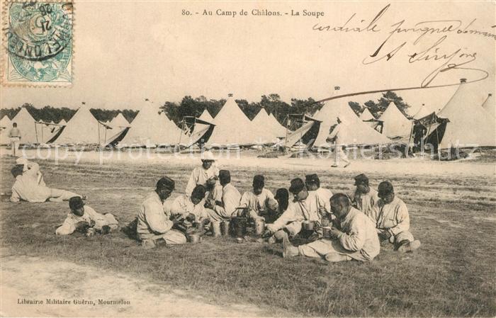 Mourmelon-le-Grand Au Camp de Chalons La Soupe