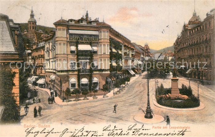 Baden-Baden Partie am Leopoldsplatz