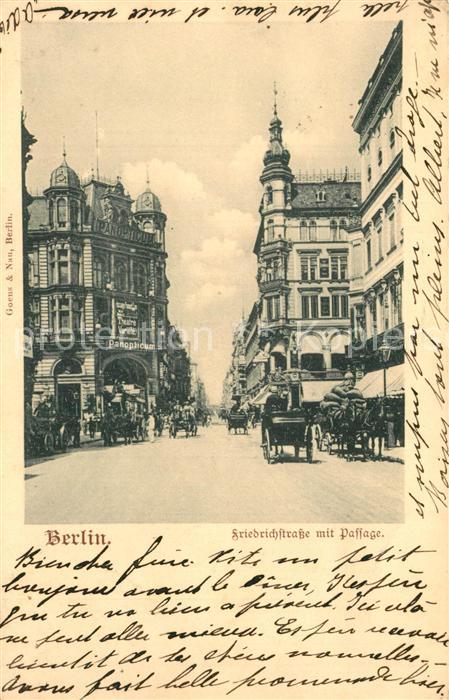 Berlin Friedrichstrasse mit Passage