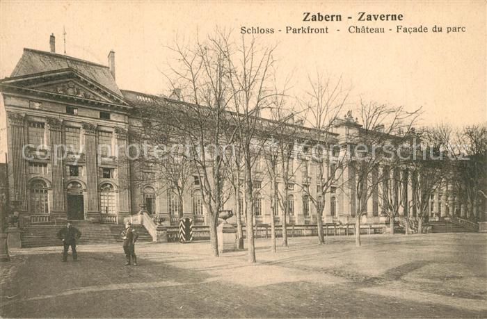 Zabern Saverne Schloss Parkfront