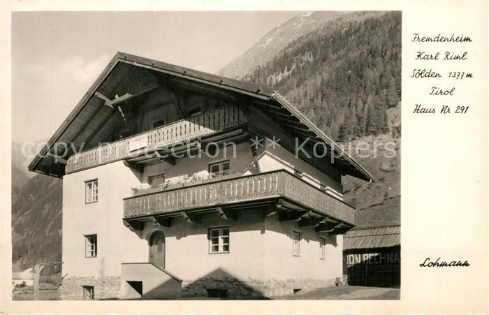 Soelden oetztal Fremdenheim Karl Riml