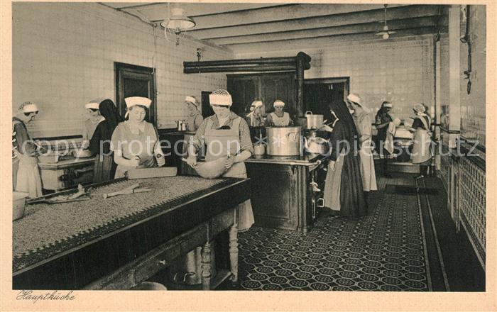 Mainz Rhein Haushaltungsschule St Josefstift Hauptkueche