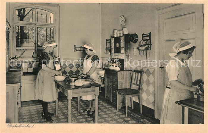 Mainz Rhein Haushaltungsschule St Josefstift Probekueche I