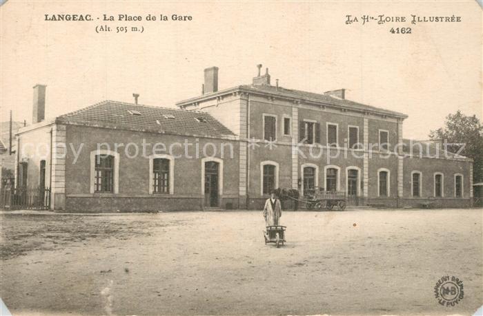 Langeac La Place de la Gare