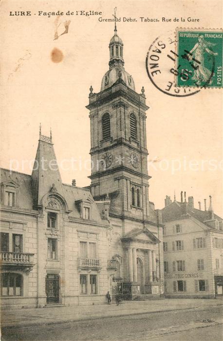 Lure Haute-Saone Facade de l'Eglise