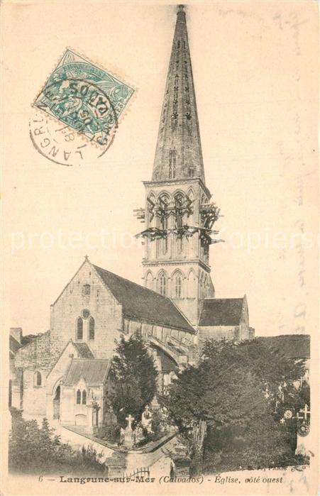 Langrune-sur-Mer Eglise cote ouest