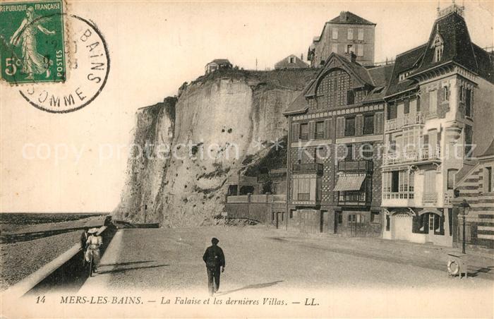 Mers-les-Bains La Falaise et les dernieres Villas