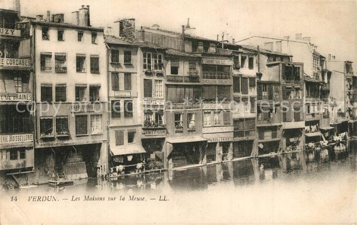 Verdun Meuse Les Maisons sur la Meuse
