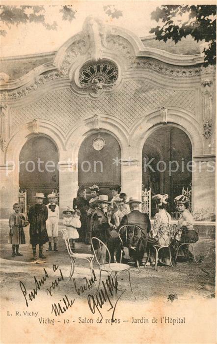 Vichy Allier Salon de repos Jardin de l Hopital