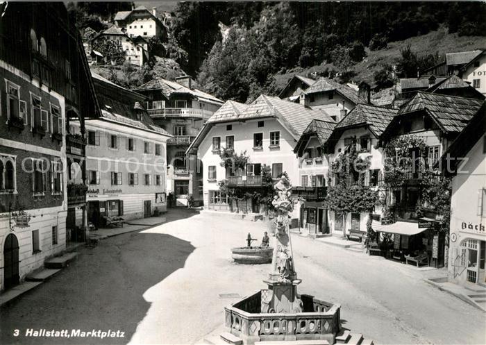 Hallstatt Austria Marktplatz