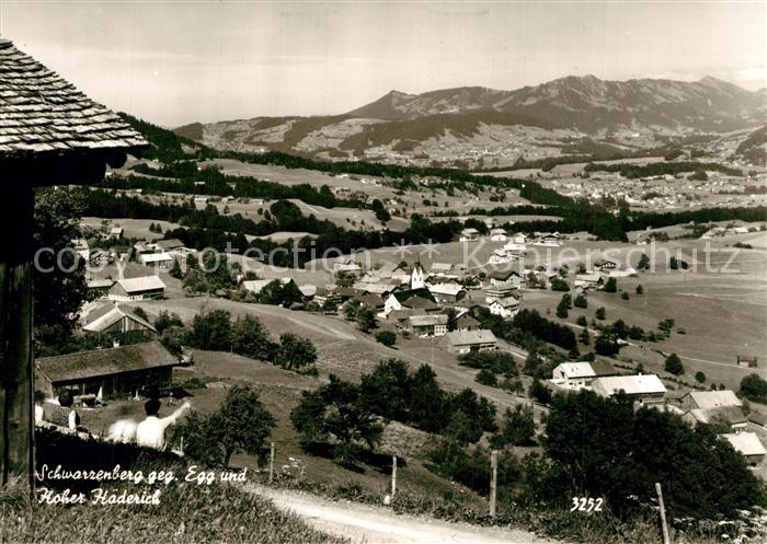 Schwarzenberg Vorarlberg mit Egg und Hoher Haederich