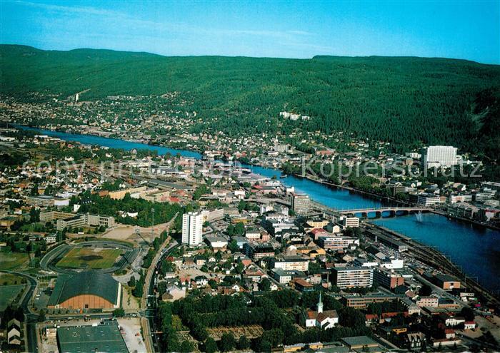 Drammen Fliegeraufnahme