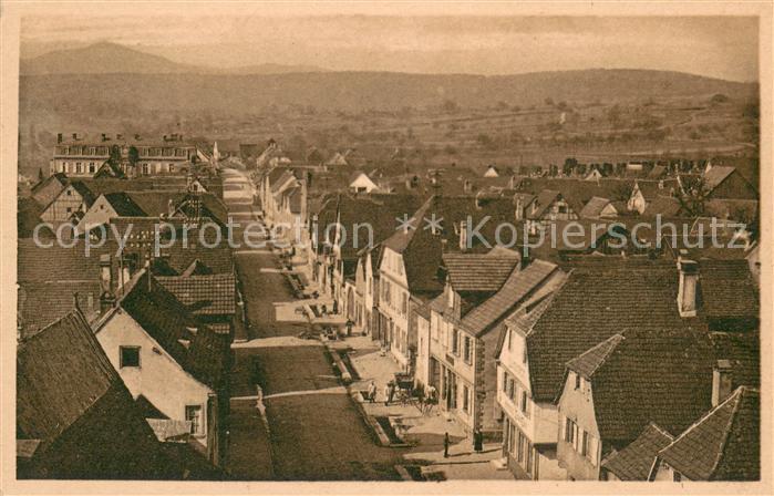 Rosheim Elsass Lothringen Rue principale Ville haute