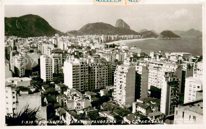 Rio de Janeiro Panorama Copacabana