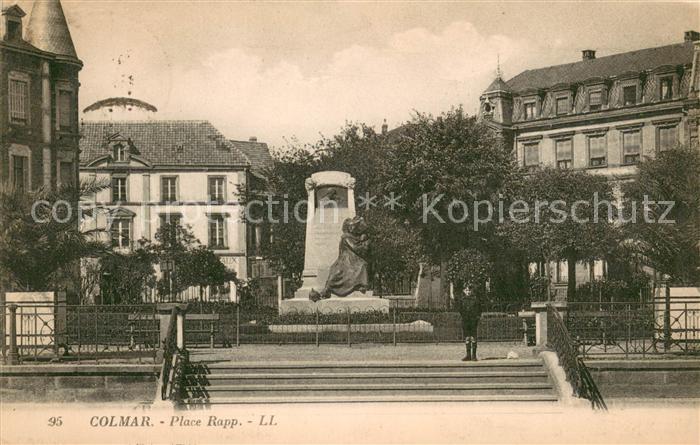Colmar Haut Rhin Elsass Place Rapp Monument