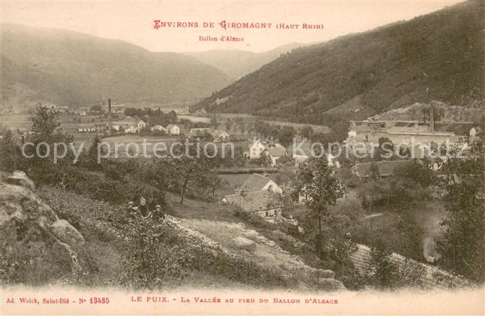 Lepuix Panorama Vallee au pied du Ballon d_Als