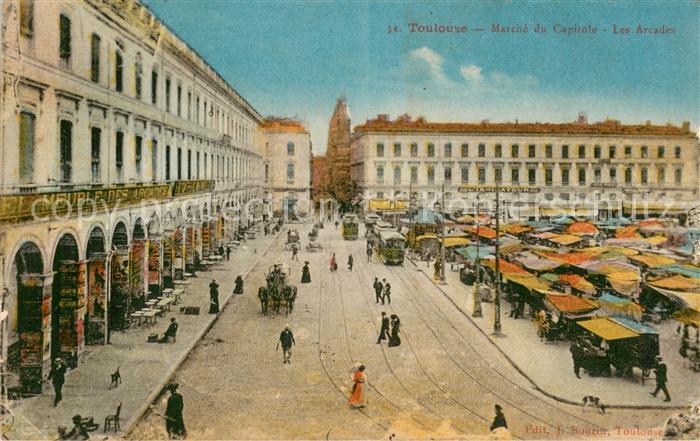 Toulouse Haute-Garonne Marché du Capitole Les Arcades