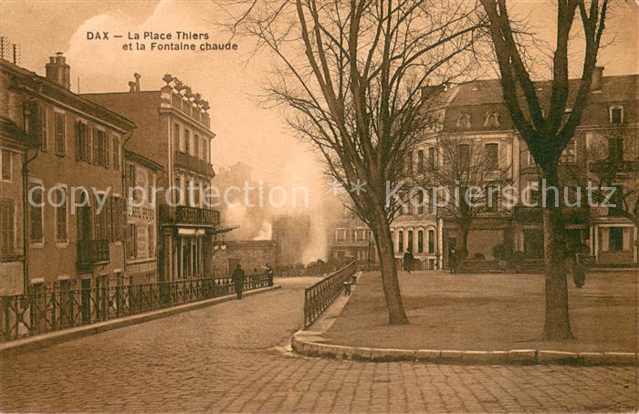 Dax Landes Place Thiers et la Fontaine chaude