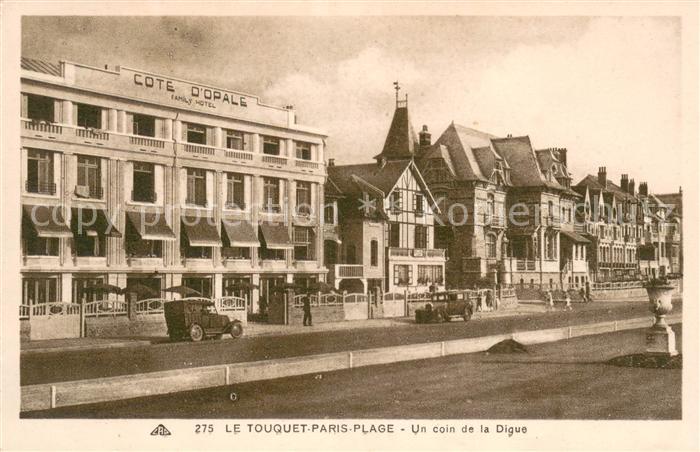 Le Touquet-Paris-Plage Un coin de la digue