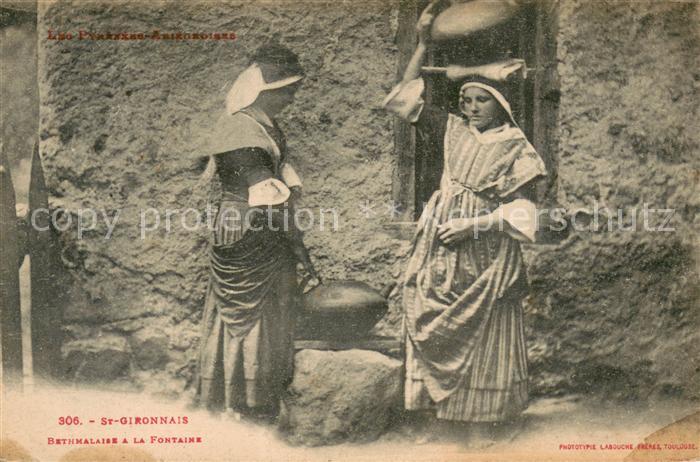 Saint Gironnais Bethmalaise a la fontaine