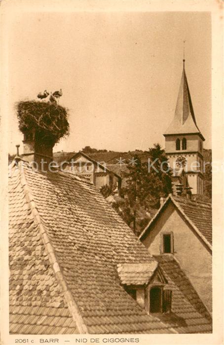 Barr Bas-Rhin Nid de Cigognes Collection l'Alsace