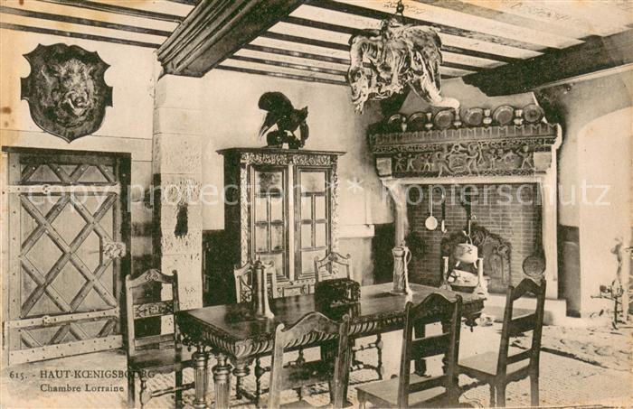 Haut-Koenigsbourg Hohkoenigsburg Chateau Chambre Lorraine