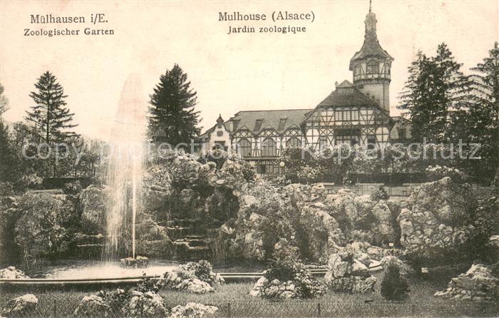 Mulhouse Muehlhausen Jardin zoologique Zoologischer Garten