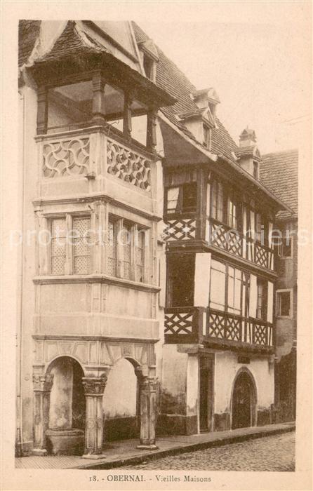 Obernai Bas Rhin Vieilles maisons
