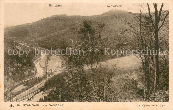 Stambach Bas Rhin Panorama Vallee de la Zorn Haut Barr Geroldseck les Vosges