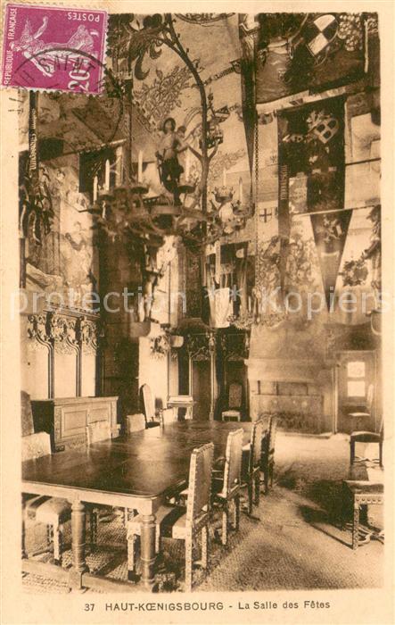 Haut-Koenigsbourg Hohkoenigsburg Chateau Salle des Fêtes