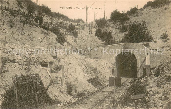 VERDUN Meuse Tunnel de Tavannes
