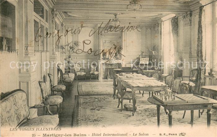 Martigny-les-Bains Hôtel International Salon