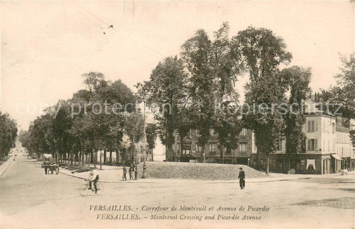 Versailles Yvelines Carrefour de Montreuil et Avenue de Picardie