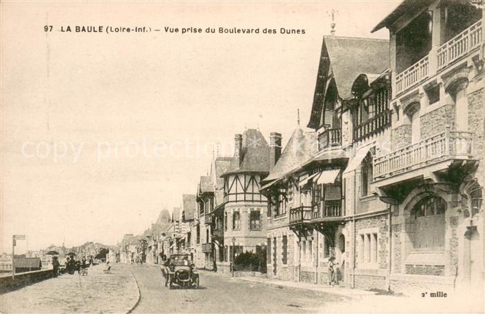 La Baule sur Mer Vue prise du Boulevard des Dunes