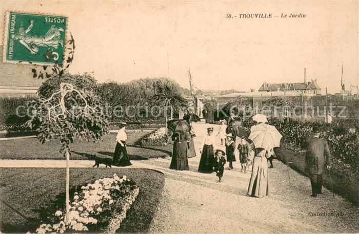 Trouville-sur-Mer Le jardin