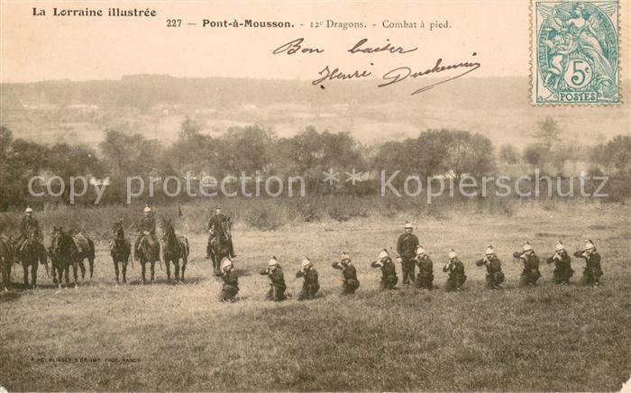 Pont-a-Mousson Dragons combat a pied