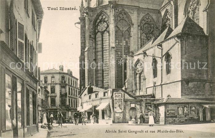 Toul 54 Abside Saint Gengoult Cathedrale Rue Mu