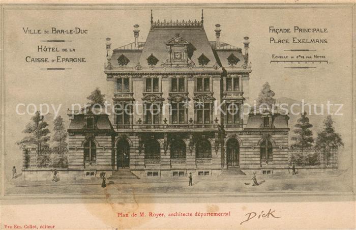 Bar-le-Duc Hôtel de la Caisse d Epargne Place Exelmans