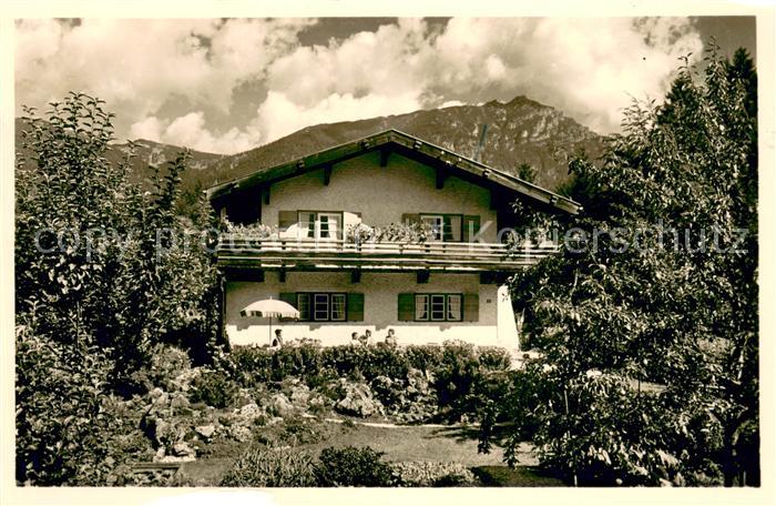 Obergrainau Haus Buchwieser Garten Alpen
